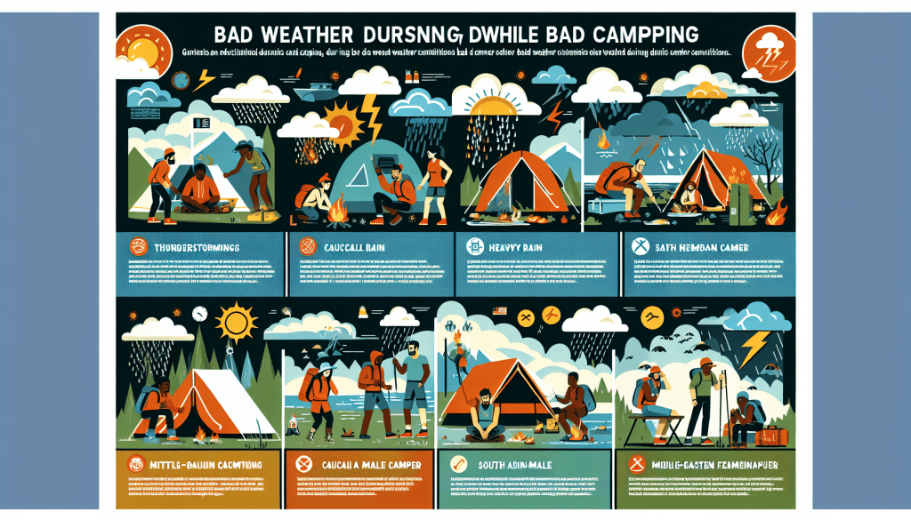 What Should I Do In Case Of Bad Weather While Camping?